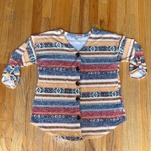 Absolutely Famous Multicolor Button Down Shirt